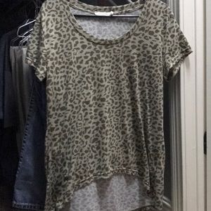 Brown cheetah top